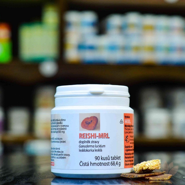 Zobrazit detail produktu - Reishi – MRL mycélium - 90 tablet product