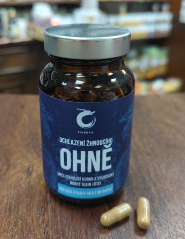 Obrázek 012 Ochlazení žhnoucího ohně