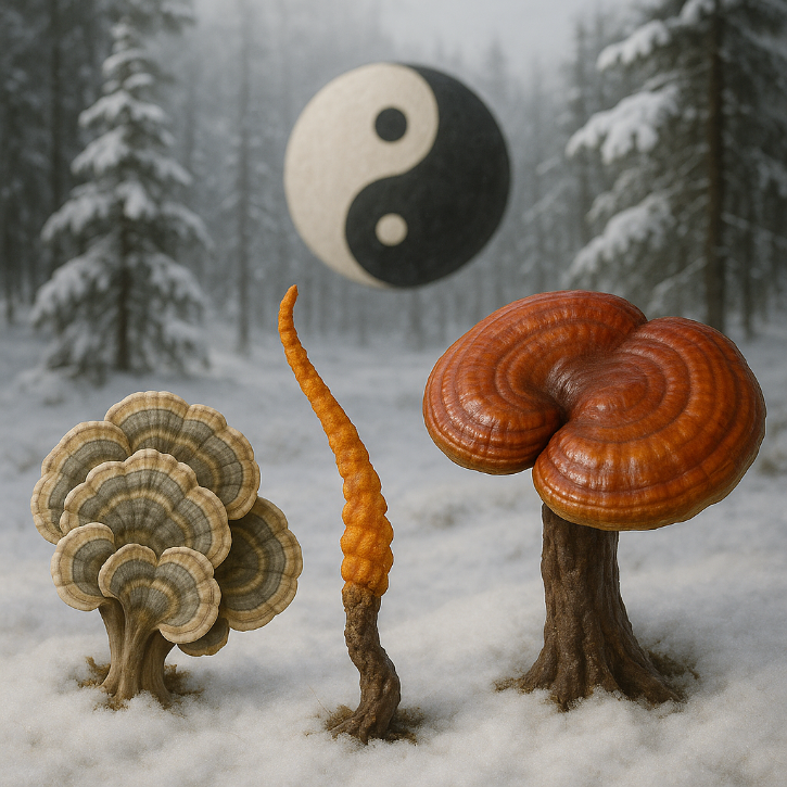 Síla Tradiční Čínské Medicíny: Vitální Houby na Zimu