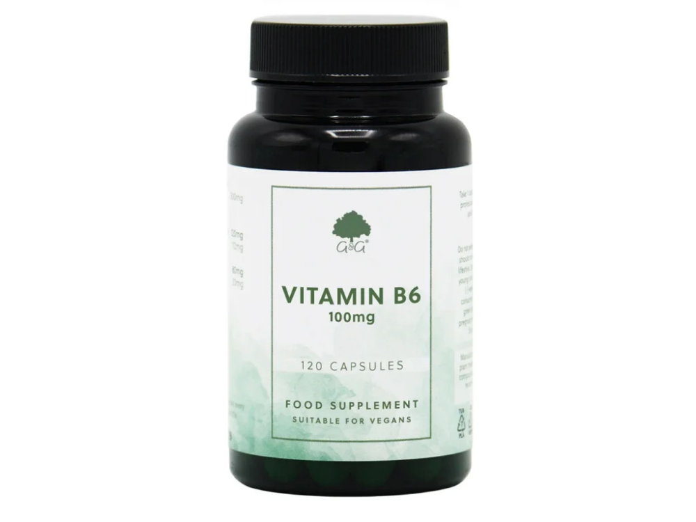 Obrázek Vitamín B6 pyridoxin 100mg - 120 kapslí